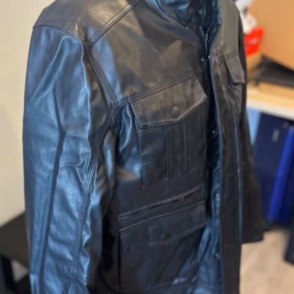 Tommy Hilfiger men designer luxury jacket Black - Picture 3 of 6